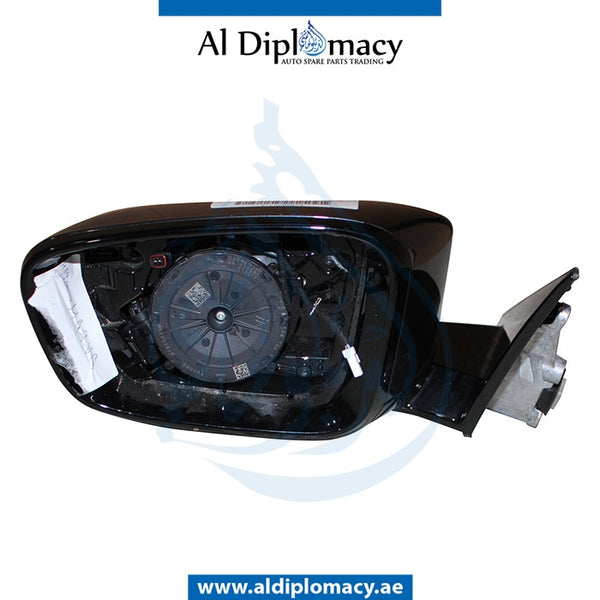 Left Mirror, WITH Camera, COMPLETE for BMW 5 Series G31 (2017-2020) models, Part Number UN-G31MIR-LH+CAM-CO-G2