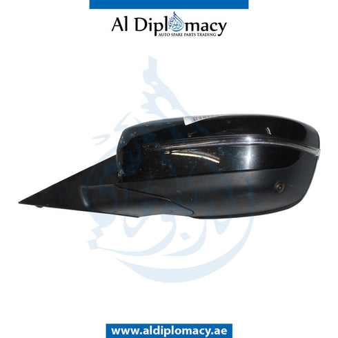 Left Mirror, WITH Camera, Black, COMPLETE for BMW 5 Series G30 (2016-2020) models