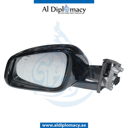 Left Mirror, Brown, COMPLETE for BMW X2 Series F39 (2017-2023) models, Part Number UN-X2/F39MIR-LH-CO-BR