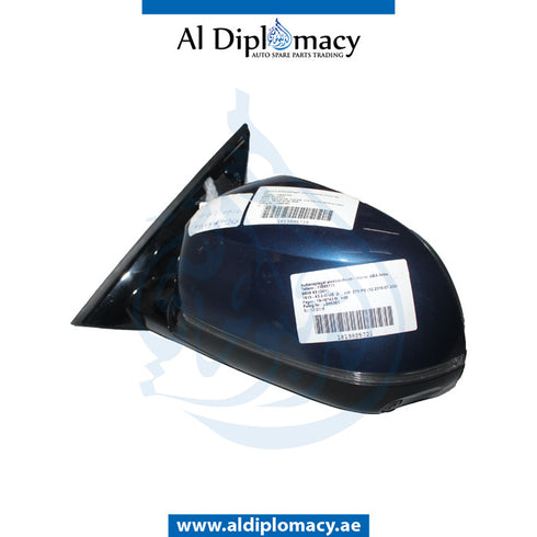 Left Mirror, WITH Camera, Blue, COMPLETE for BMW X3 Series G01 (2017-2021) models