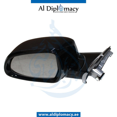 Left Mirror, WITH Camera, Black, COMPLETE for BMW X3 Series G01 (2017-2021) models, Part Number UN-X3/G01MIR-LH+CAM-CO-BK