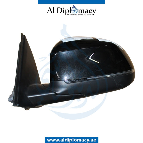 Left Mirror, Black, COMPLETE for BMW X3 Series G01 (2017-2021) models, Part Number UN-X3G01MIR-LH-CO-BK