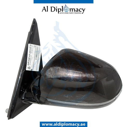 Left Mirror, Brown, COMPLETE for BMW X5 Series F15 (2013-2018) models, Part Number UN-X5/F15MIR-LH-CO-BR