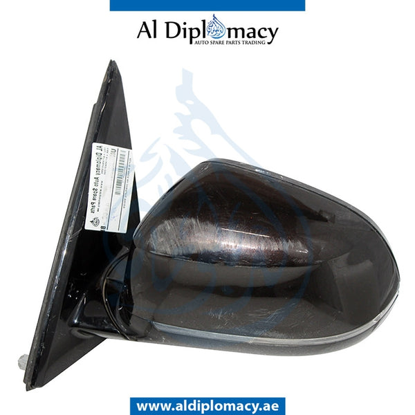 Left Mirror, Brown, COMPLETE for BMW X5 Series F15 (2013-2018) models, Part Number UN-X5/F15MIR-LH-CO-BR
