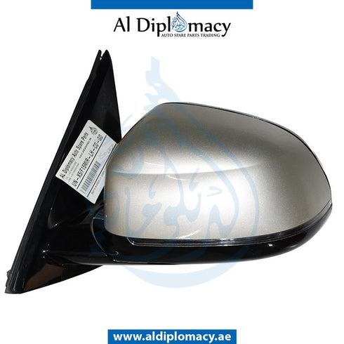 Left Mirror, Gold, COMPLETE for BMW X5 Series F15 (2013-2018) models, Part Number UN-X5/F15MIR-LH-CO-GO