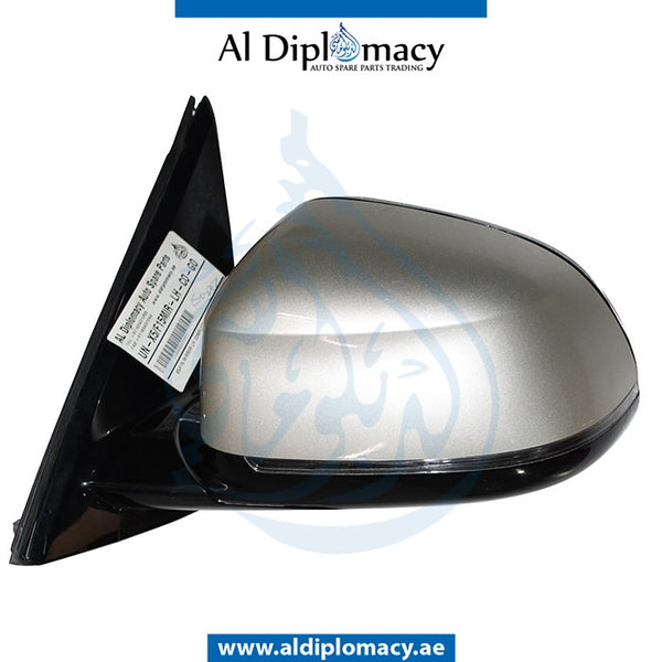 Left Mirror, Gold, COMPLETE for BMW X5 Series F15 (2013-2018) models, Part Number UN-X5/F15MIR-LH-CO-GO