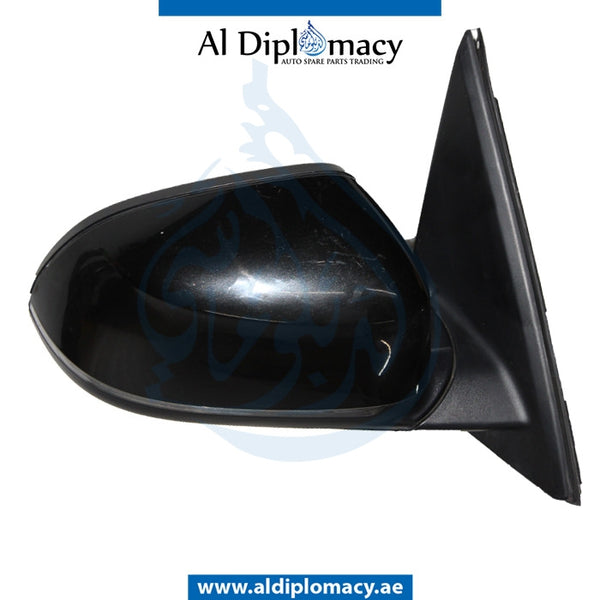 Right Mirror, Black, COMPLETE for BMW X5 Series F15 (2013-2018) models, Part Number UN-X5/F15MIR-RH-CO-BK