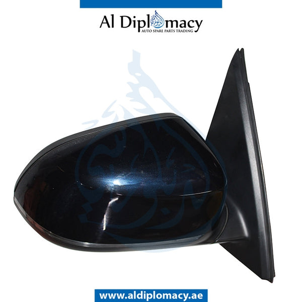 Right Mirror, Blue, COMPLETE for BMW X5 Series F15 (2013-2018) models, Part Number UN-X5/F15MIR-RH-CO-BL