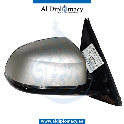 Right Mirror, Gold, COMPLETE for BMW X5 Series F15 (2013-2018) models, Part Number UN-X5/F15MIR-RH-CO-GO