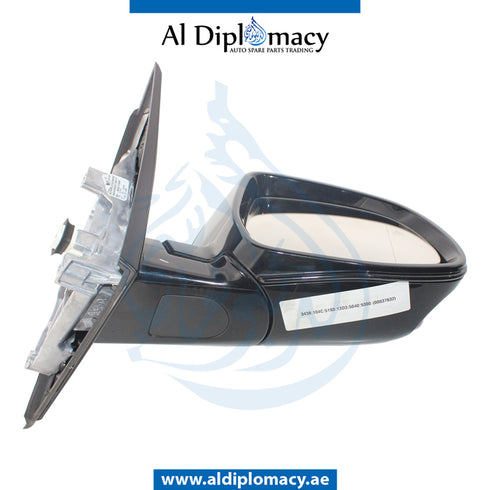 Right Mirror, WITH Camera, Black, COMPLETE for BMW X7 Series G07 (2018-2022) models