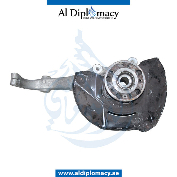 Front Left STEERING Knuckle, EMPTY for Mercedes-Benz S Class C217 (2015-2021) models, Part Number UN-2223322101-EM