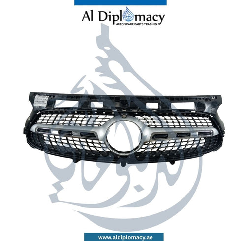 Mercedes-Benz GLA Class H247 Show Grille, Diamond, Camera Type, Silver, Complete - OEM Part Number 2478807008 Used