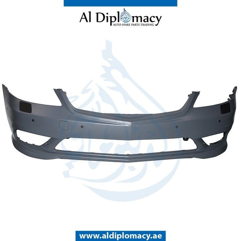 Front Bumper, WITH SENSOR AND WIPER Hole, AMG for Mercedes-Benz S Class W221 (2006-2013) models, Part Number UT-2218804340