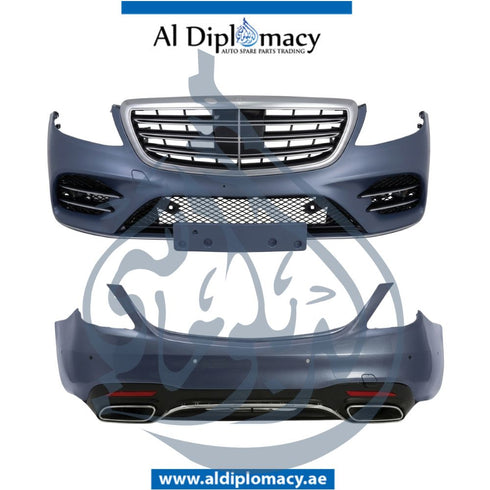W222 S560 Amg Bodykit Complete, Front Bumper, Rear Bumper, Grille, And Exhaust, Mercedes-Benz S Class W222 Models By China